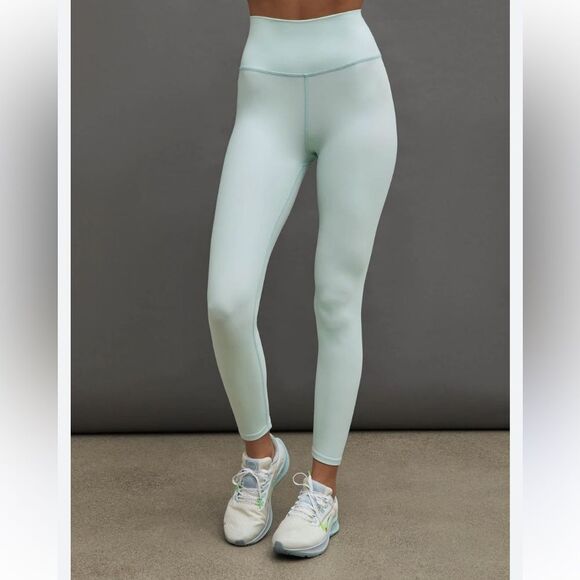 Carbon 38 Leggings Melt High Waist Full Length Clearly Aqua Size S - Picture 1 of 11